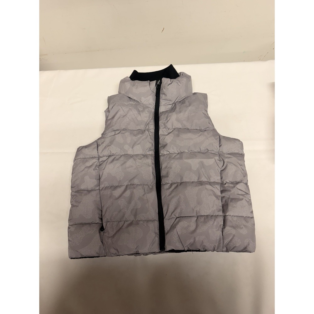 All In Motion Gray Puffer Vest Boys 6/7